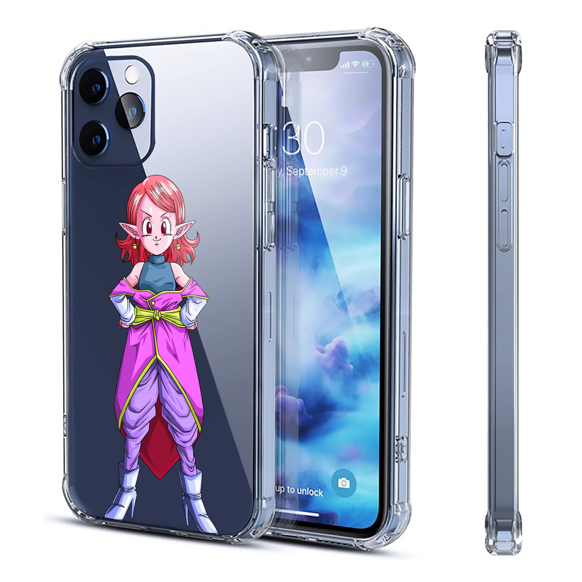 （画像用） ドラゴンボール DRAGON BALL 【iPhone 12シリーズ対応】透明スマホケース（クリアソフトケース）